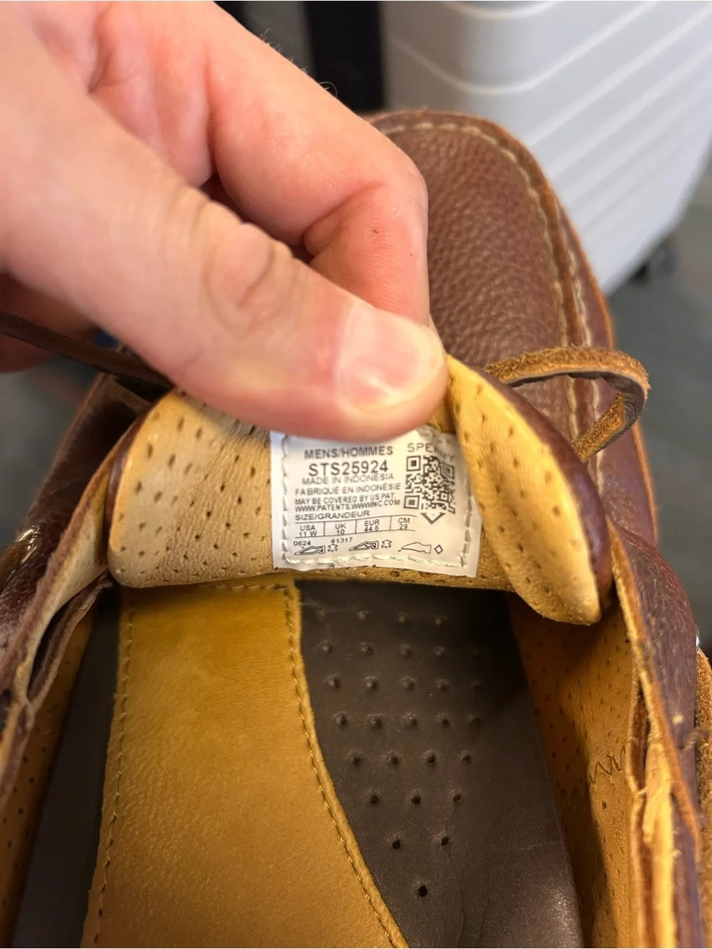 Sperry Brown Leather Boat Shoes